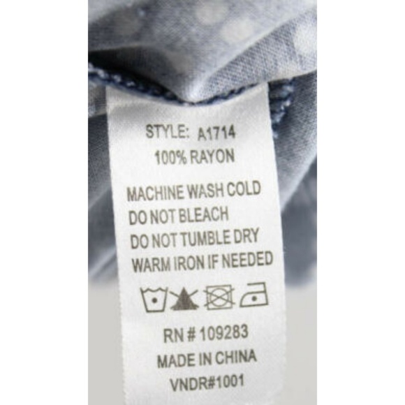 Surf Gypsy Blue Off Shoulder Blouse XS VGC - Picture 4 of 5